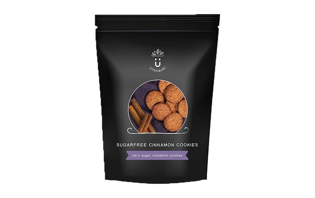 Unsnack Sugarfree Cinnamon Cookies    Pack  400 grams